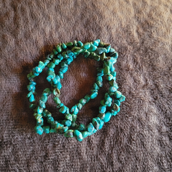 Turquoise Nugget Bracelets - Picture 1 of 4